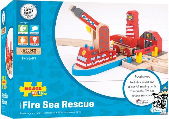 Immagine prodotto Bigjigs Porta antincendio a binario di legno