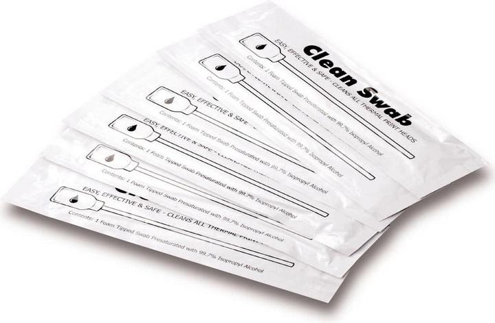 Produktbild Zebra Reinigungstupfer Druckkopf Reinigungstupfer mit Schaumstoffspitze, 6er Pack