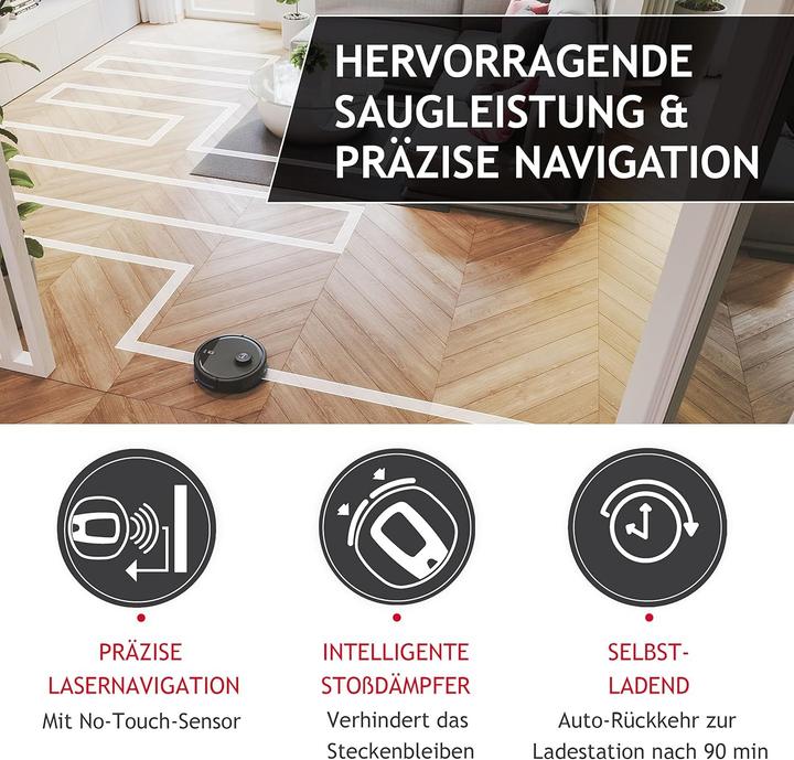 Image du produit Hoover HG5 PRO Robot aspirateur avec cartographie (2300 Pa)