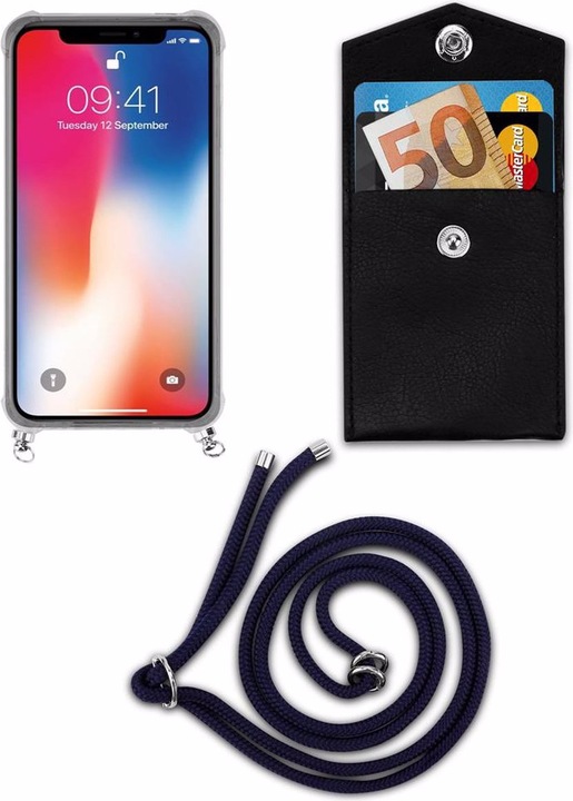 Produktbild Cadorabo TPU Handy Kette SILBER Cover