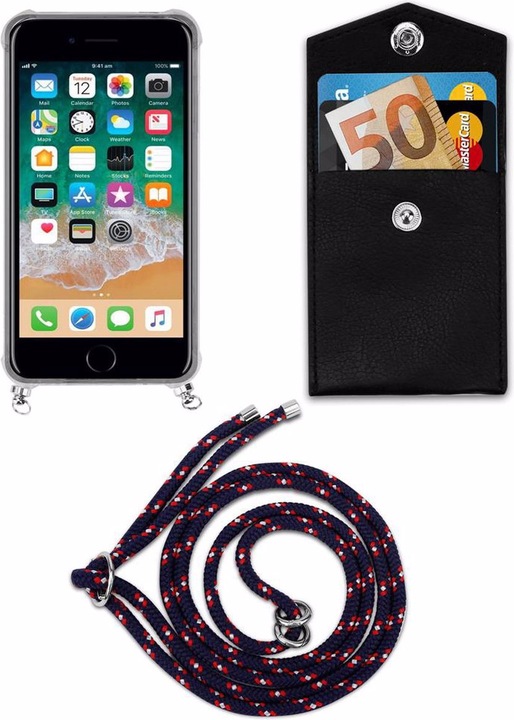 Produktbild Cadorabo TPU Handy Kette SILBER Cover