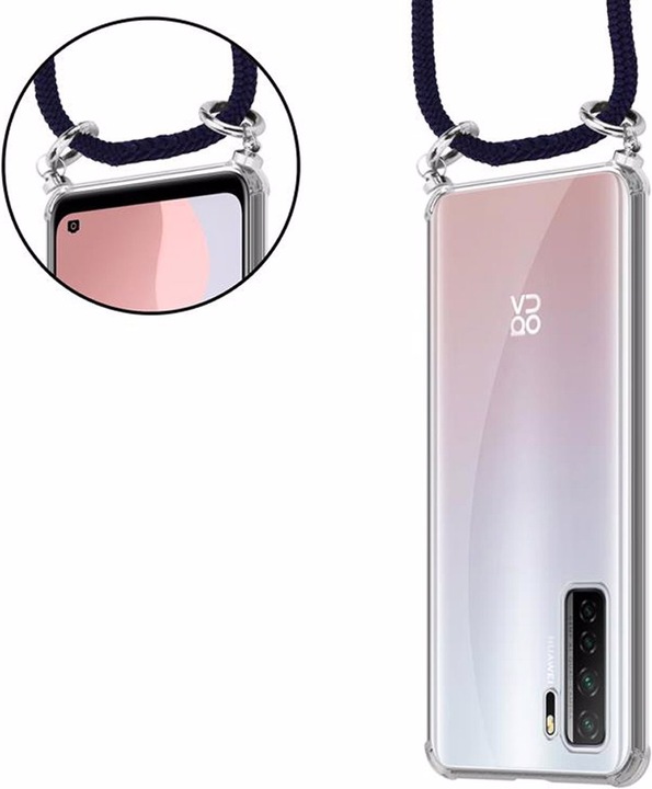 Produktbild Cadorabo TPU Handy Kette SILBER Cover