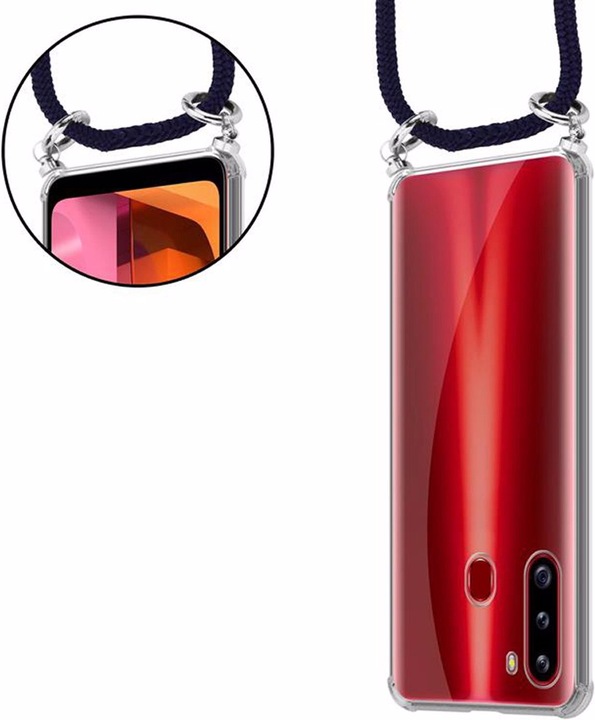 Produktbild Cadorabo TPU Handy Kette SILBER Cover