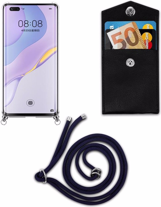 Produktbild Cadorabo TPU Handy Kette SILBER Cover