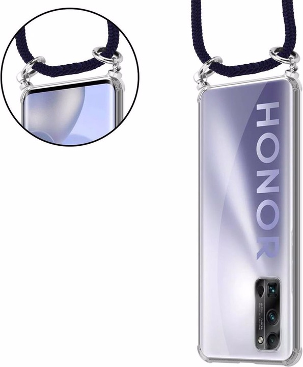 Produktbild Cadorabo TPU Handy Kette SILBER Cover