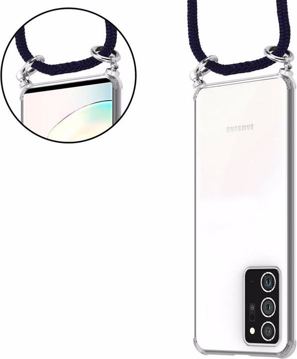 Produktbild Cadorabo TPU Handy Kette SILBER Cover