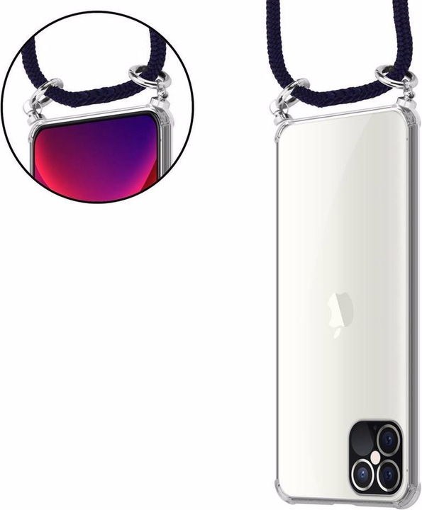 Produktbild Cadorabo TPU Handy Kette SILBER Cover