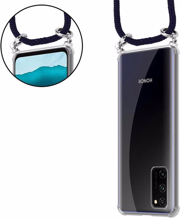 Produktbild Cadorabo TPU Handy Kette SILBER Cover