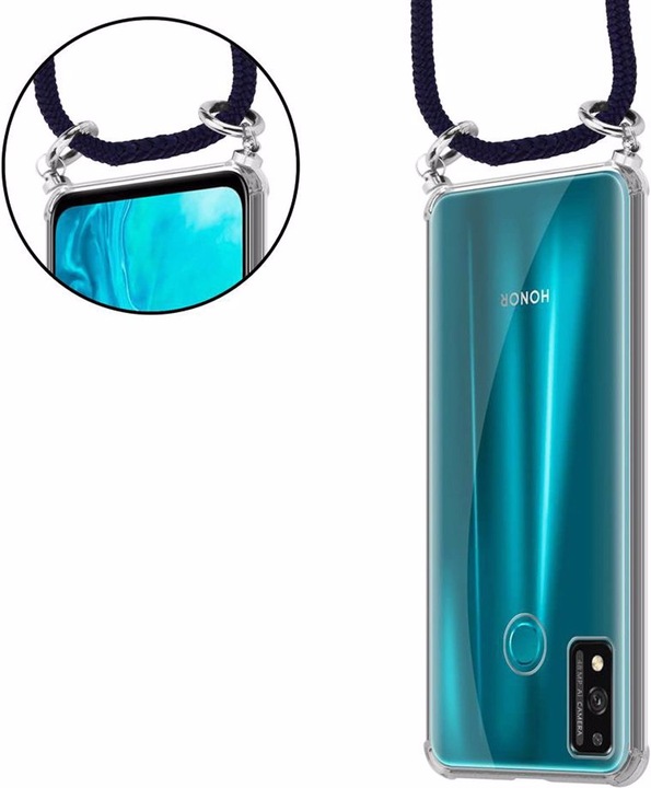 Produktbild Cadorabo TPU Handy Kette SILBER Cover