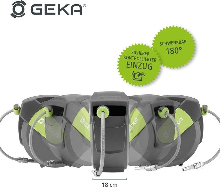 Image du produit Geka Boîte à tuyau murale automatique K15 (15 m)