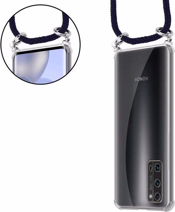Produktbild Cadorabo TPU Handy Kette SILBER Cover