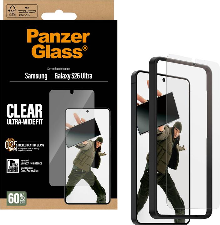 Produktbild PanzerGlass Ultra-Wide Fit (1 Stk., Samsung Galaxy S26 Ultra)