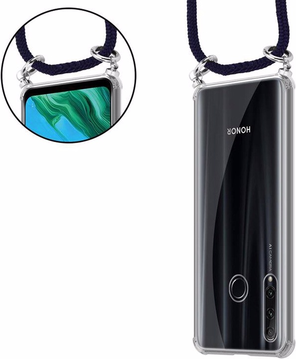 Produktbild Cadorabo TPU Handy Kette SILBER Cover