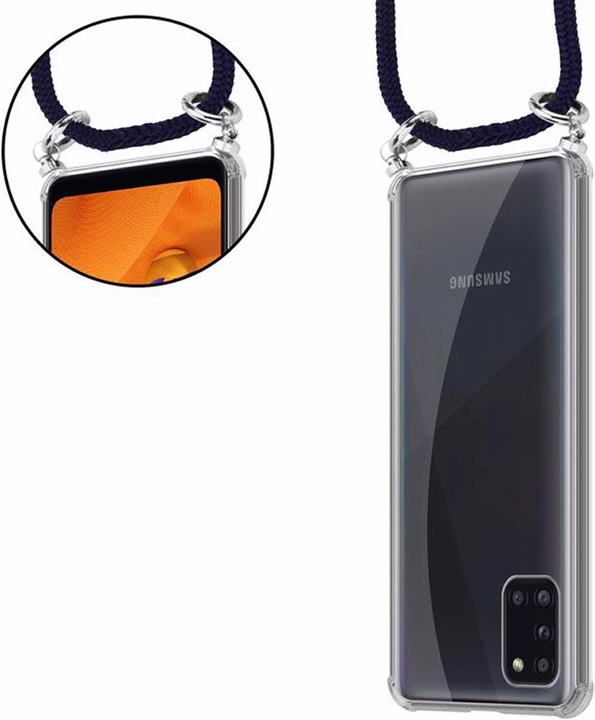 Produktbild Cadorabo TPU Handy Kette SILBER Cover