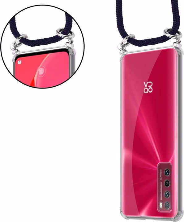 Produktbild Cadorabo TPU Handy Kette SILBER Cover