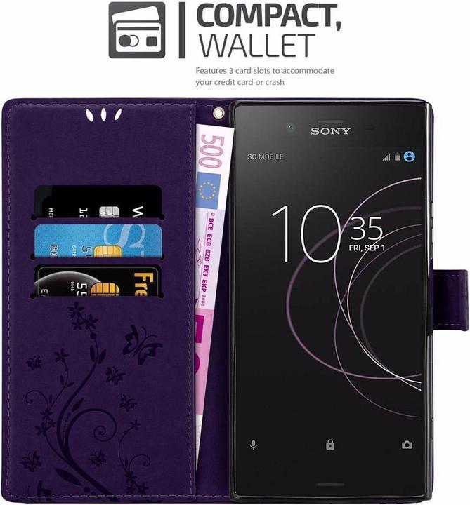 Immagine prodotto Cadorabo Copertina del libro di fiori (Sony Xperia XZ1)