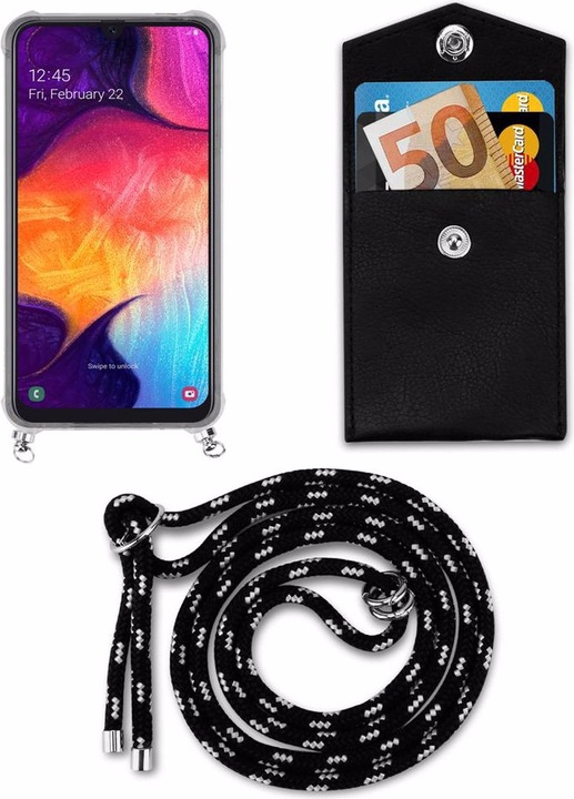 Produktbild Cadorabo TPU Handy Kette SILBER Cover