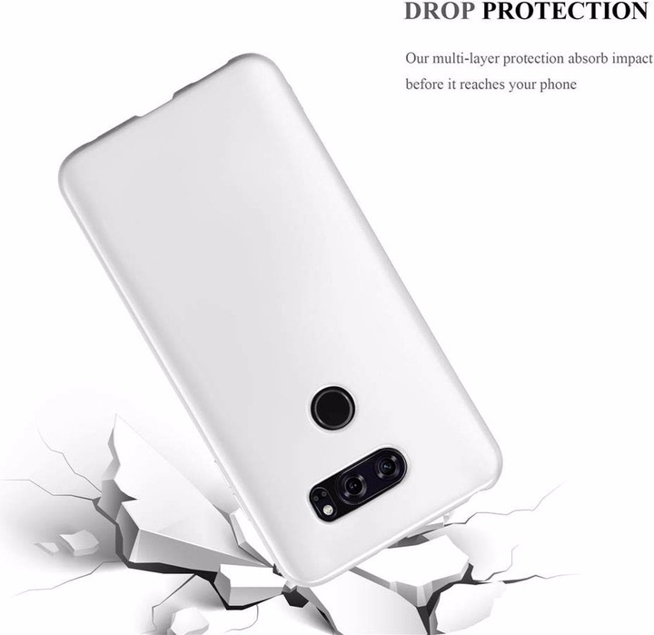 Actual product image Cadorabo TPU Matt Metallic Cover (LG V30, LG V30+, LG V30S+)