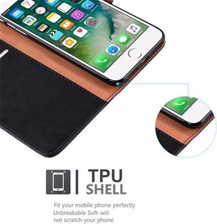 Actual product image Cadorabo Book Luxury Cover (Apple iPhone 7s Plus, Apple iPhone 8 Plus, Apple iPhone 7 Plus)