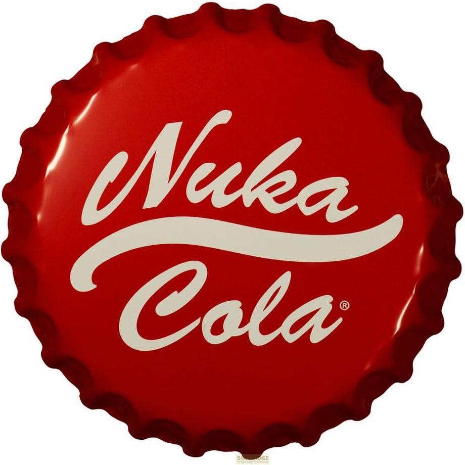 Fanattik, Anstecknadel, Fallout Blechschild Nuka-Cola Bottle Cap