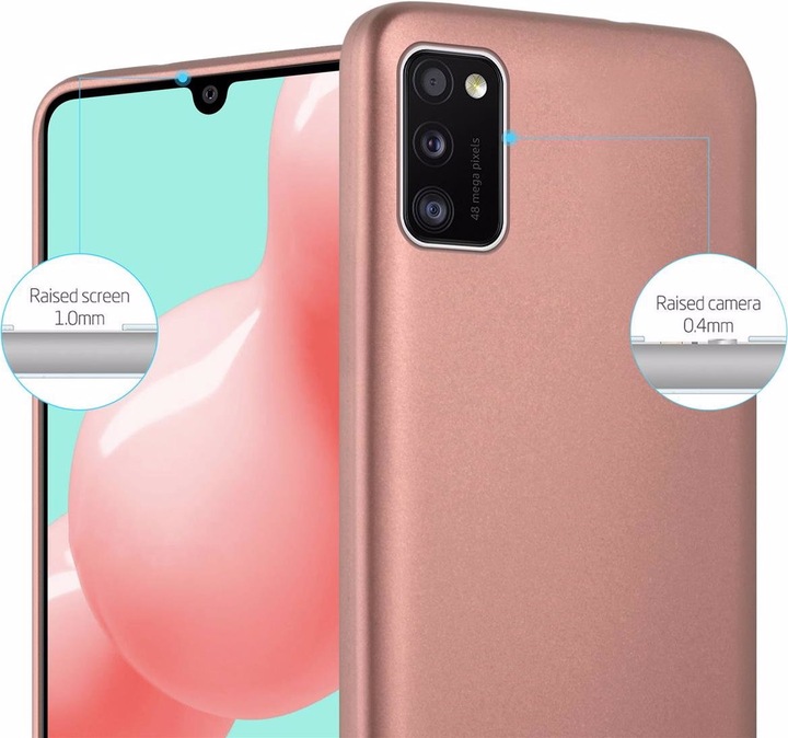 Produktbild Cadorabo TPU Matt Metallic Cover (Samsung Galaxy A41)