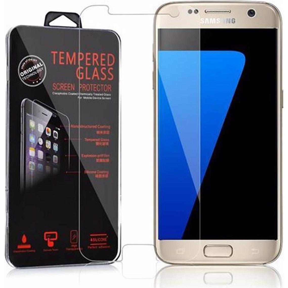Cadorabo Displayschutzglas (1 Stück, Samsung Galaxy S7), Smartphone Schutzfolie, Transparent