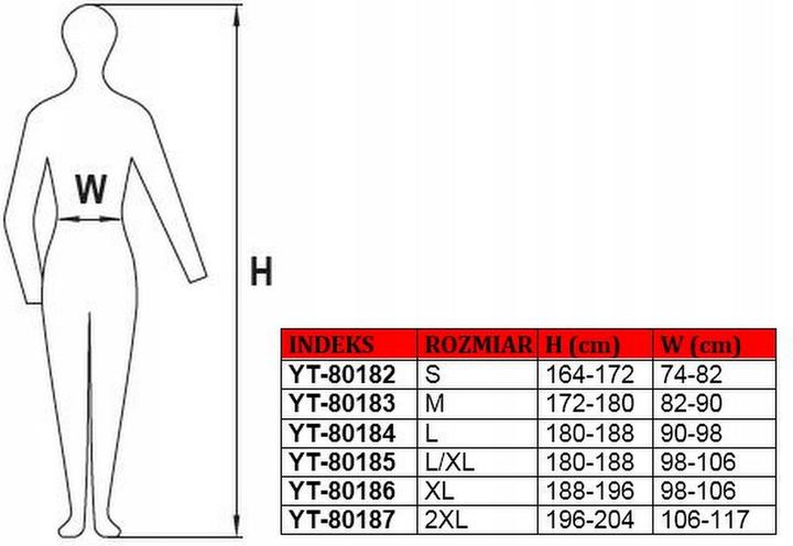 Immagine prodotto Yato Spodnie Robocze Rozmiar L (L)