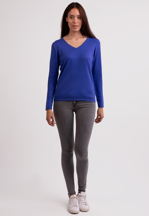 Image du produit Cash-Mere Seide Kaschmir V-Ausschnitt Pullover (XS)