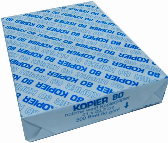 Immagine prodotto Niceday Carta copiativa Copy DIN A4 80 g/m² bianco opaco (80 g/m², 500 x, A4)