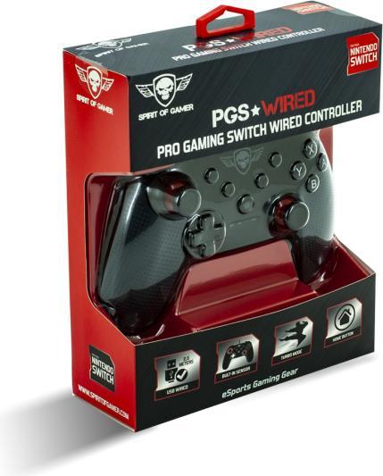 Actual product image Spirit Of Gamer Manette De Jeu Pro Gaming Pour Nintendo Switch (Noir) (Switch)
