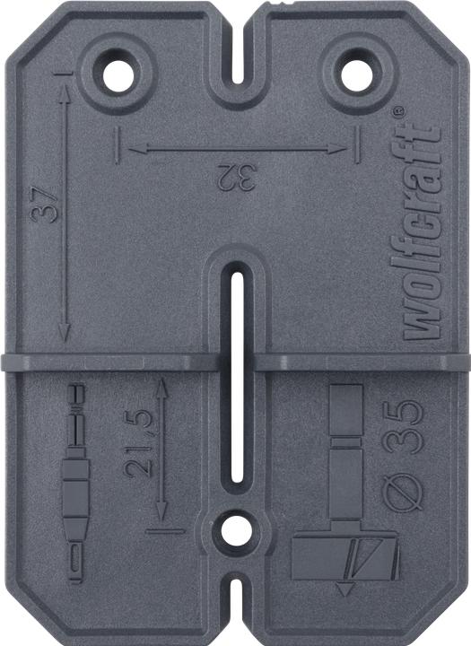 Actual product image wolfcraft 1 hinge hole set 35 mm (2.5 mm, 35 mm, 5 mm)