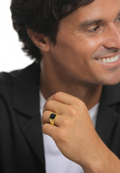 Image du produit Kuzzoi Bague à sceau (66, Argent 925)