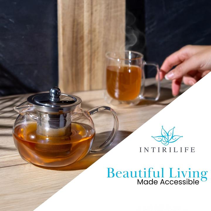 Actual product image Intirilife Teapot with filter 800ml (0.80 l)