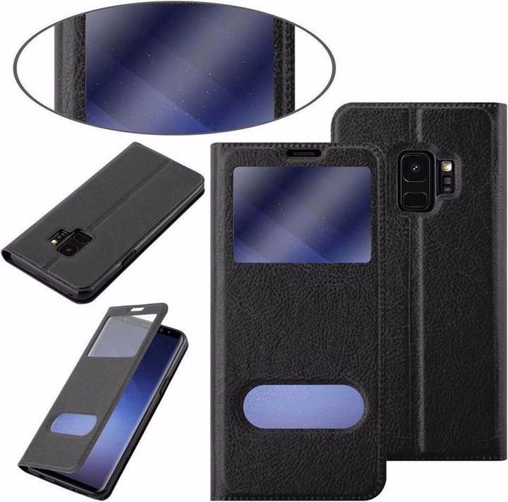 Produktbild Cadorabo Book mit View Doppelfenster Cover (Samsung Galaxy S9)