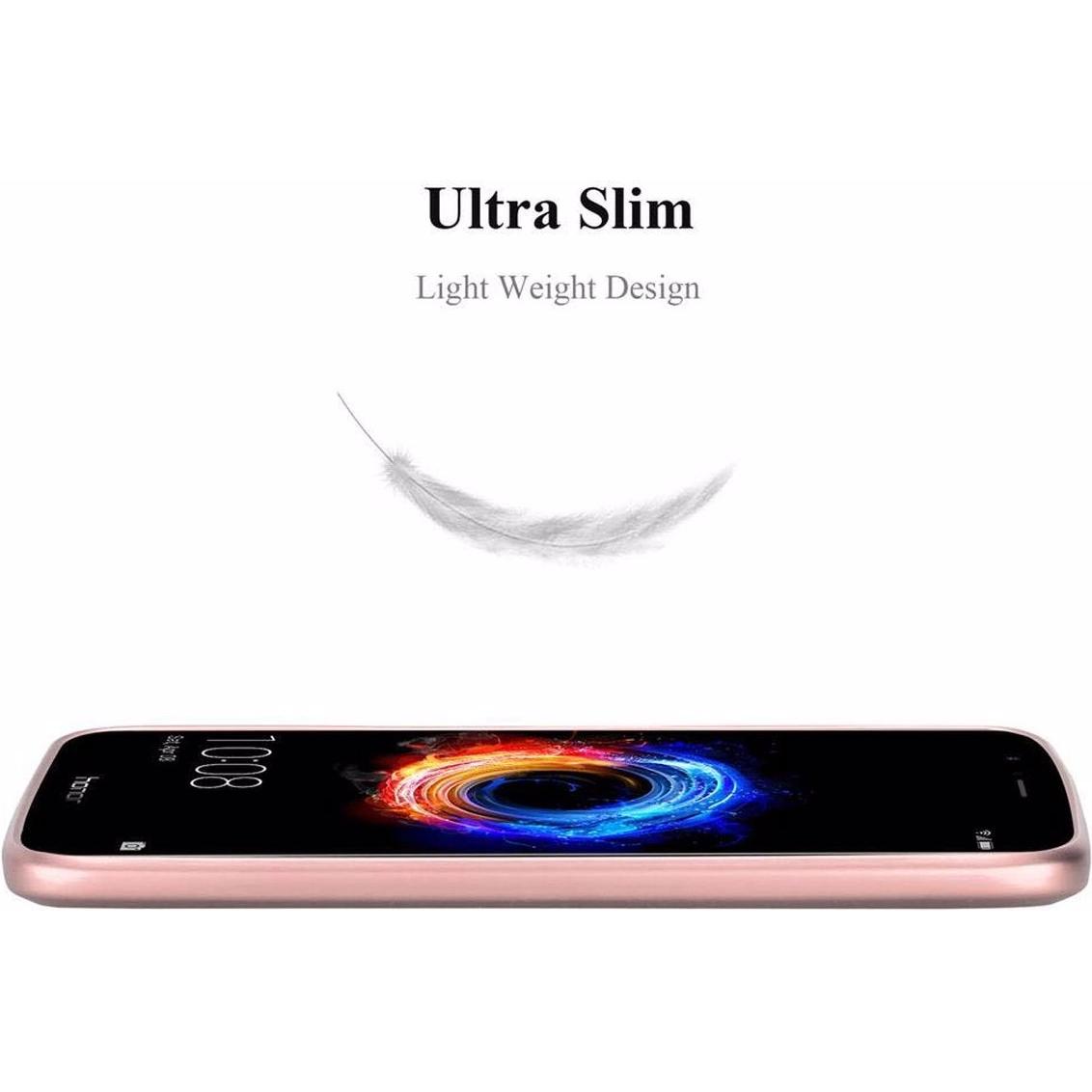 Thumbnail - Cadorabo TPU Matt Metallic Cover (Honor 8 Pro), Smartphone Hülle, Rosa