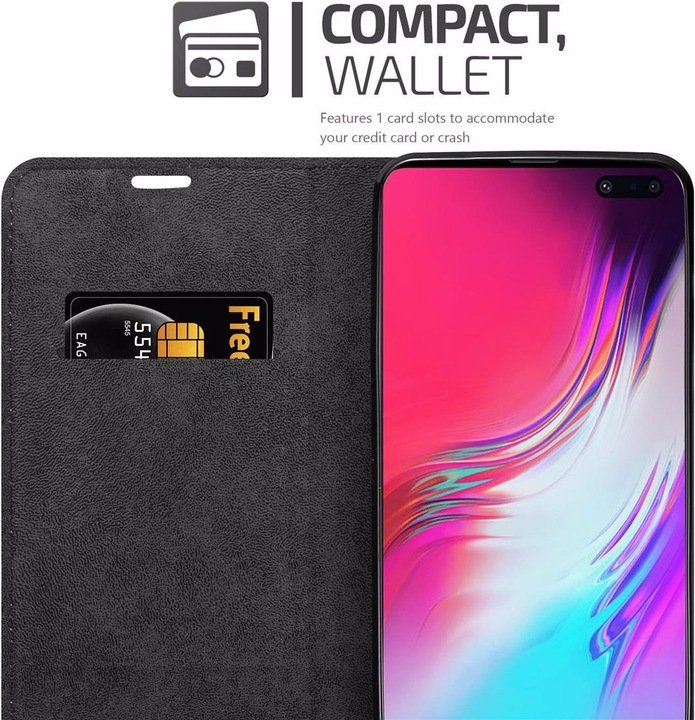 Actual product image Cadorabo Book Invisible Magnet Cover (Samsung Galaxy S10 5G)