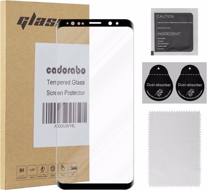 Produktbild Cadorabo Full Glue Displayschutzglas (1 Stück, Samsung Galaxy S9+)