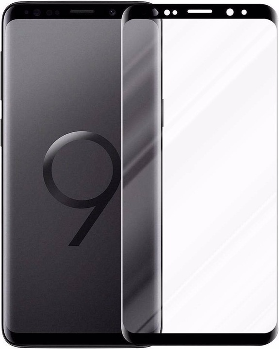 Produktbild Cadorabo Full Glue Displayschutzglas (1 Stück, Samsung Galaxy S9+)