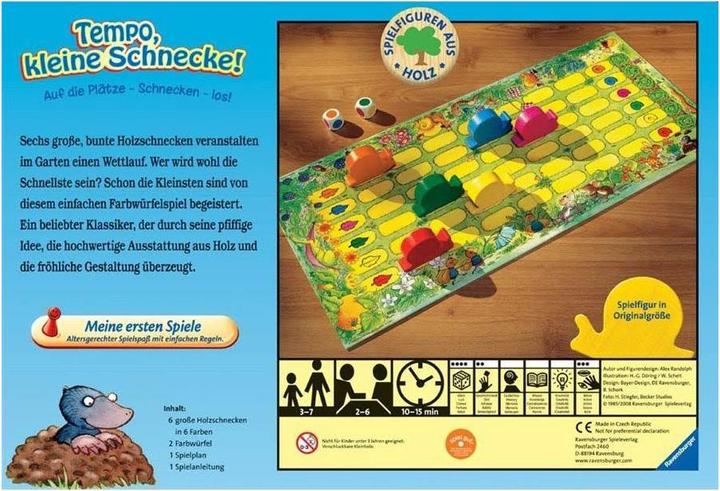 Immagine prodotto Ravensburger Sbrigati, lumachina! (Tedesco)