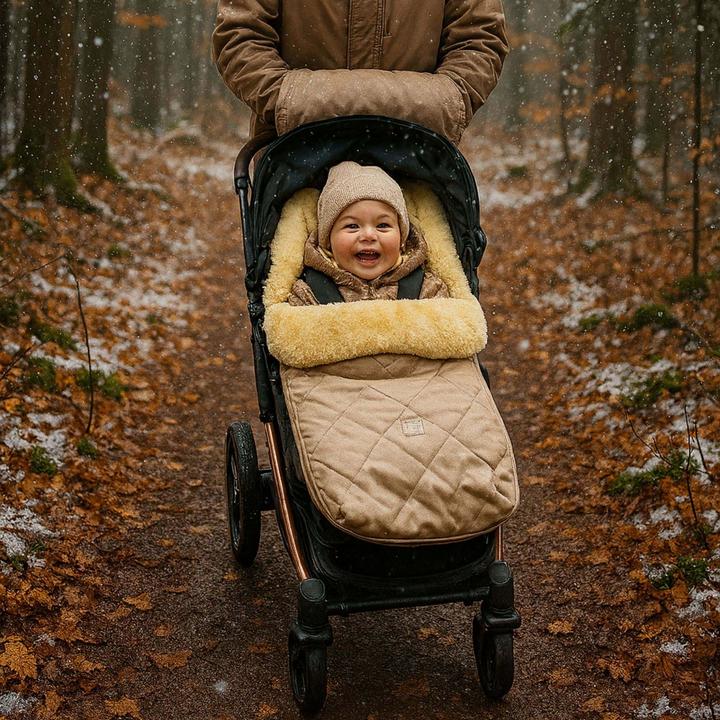 Actual product image Kaiser Baby Kaiser Lammfell Fusssack Coosy, ginger