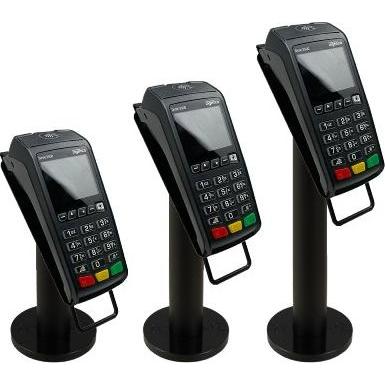 Max Michel Halterung für Ingenico Desk/3500, runde Abdeckung, Pole 180 mm, Barcode-Scanner Zubehör