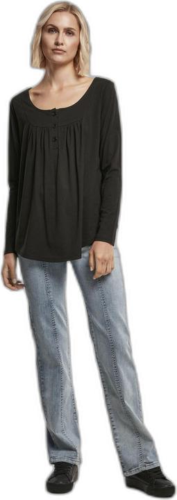 Produktbild Urban Classics Ladies Viscose Button Up Longsleeve (S)