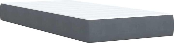 Actual product image vidaXL Bo x spring bed with mattress 120 x 190 cm velvet (120 x 190 cm)