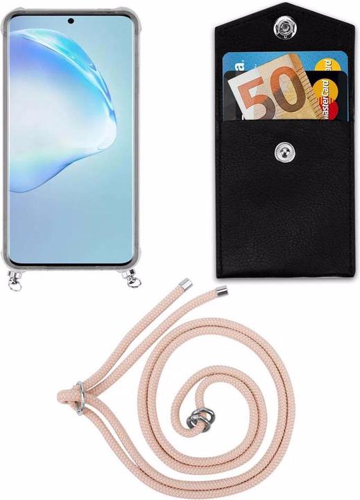 Actual product image Cadorabo TPU Mobile Phone Chain SILVER Cover
