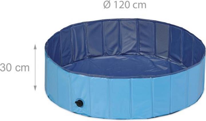 Immagine prodotto Relaxdays Piscina per cani (Piscina per cani)
