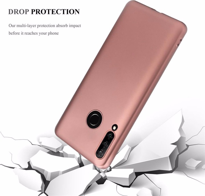 Produktbild Cadorabo TPU Matt Metallic Cover (Huawei P30 Lite)