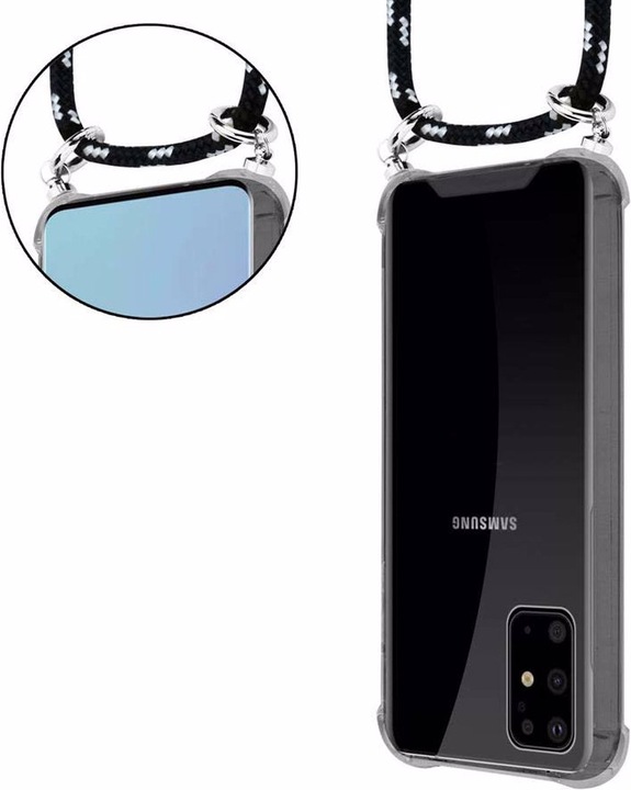 Produktbild Cadorabo TPU Handy Kette SILBER Cover