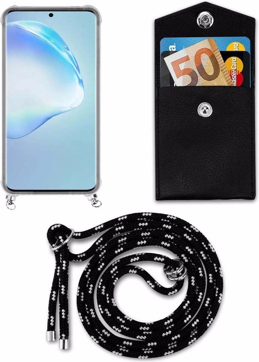 Produktbild Cadorabo TPU Handy Kette SILBER Cover