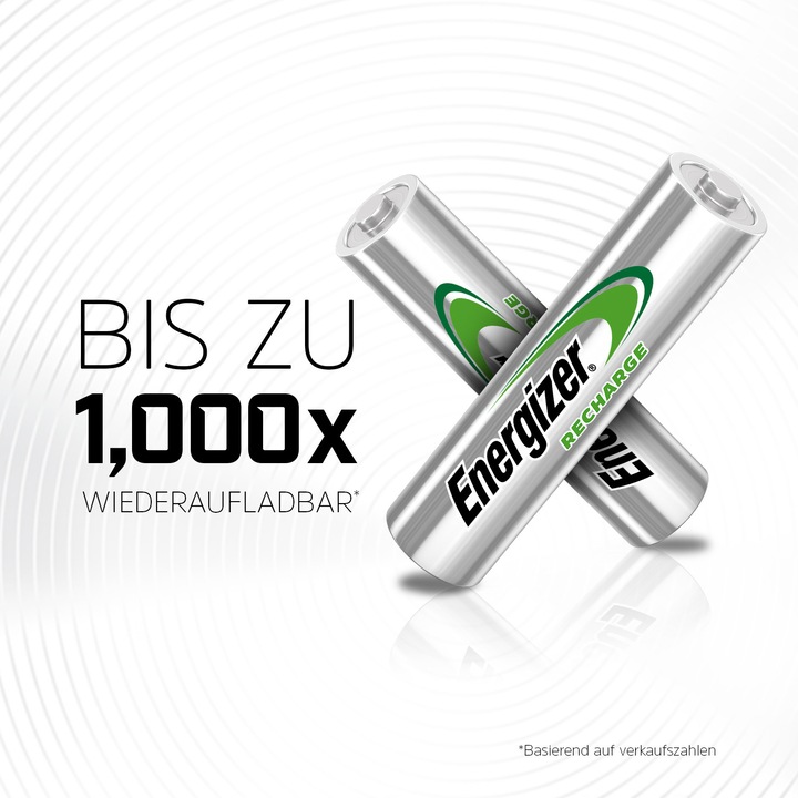 Actual product image Energizer Recharge Universal (4 pcs., AAA, 500 mAh)