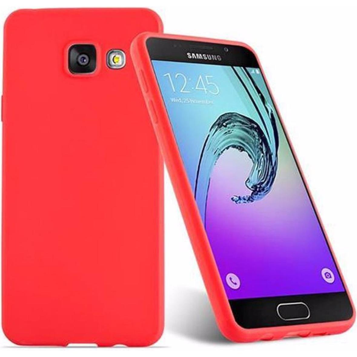 Thumbnail - Cadorabo TPU Candy Cover (Samsung Galaxy A3 (2016)), Smartphone Hülle, Rot